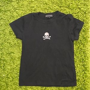 Skull baby tee